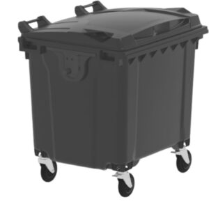 CONTENEDOR 1100L 4 RUEDAS ORGÁNICA